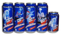 Canettes Pepsi