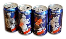 Canettes Pepsi